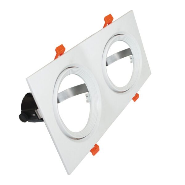 ACA ΣΠΟΤ AR111 XMS ΔΙΠΛΟ ΛΕΥΚΟ ΤΕΤΡΑΓΩΝΟ 320×165  –  XMSAR2W