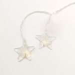 METAL STARS 10LED ΛΑΜΠΑΚIA ΣΕΙΡΑ ΜΠΑΤΑΡ.(3xAA)ΘΕΡΜΟ ΛΕΥΚΟ ΑΣΗΜΙ ΜΕΤΑΛΛΟ IP20 135+30cm ΔΙΑΦΑΝ ΚΑΛΩ ACA – XMSSTAR10WW2A