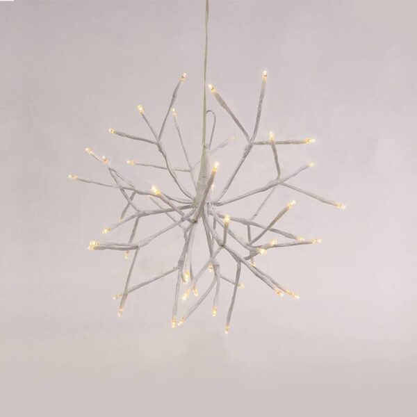 BRANCH LIGHTS” 48 LED ΛΑΜΠΑΚIA ΜΠΑΤΑΡ(3xAA) ΘΕΡΜΟ ΛΕΥΚΟ IP44 Φ20cm 30cm ΔΙΑΦΑΝ ΚΑΛΩΔ ACA – XPBALWW302A