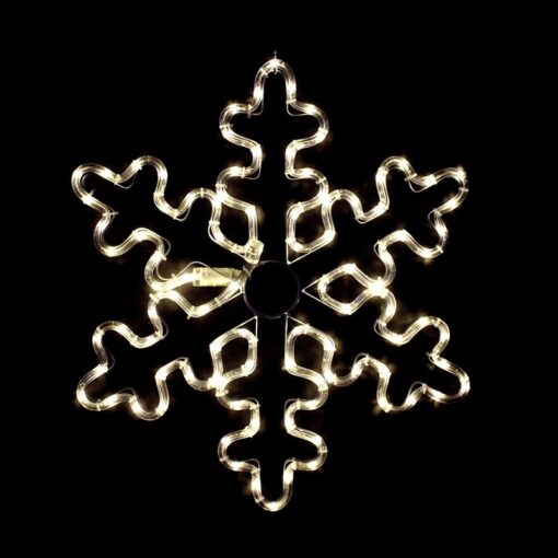 SNOWFLAKE 96 LED ΣΧΕΔΙΟ 4m ΜΟΝΟΚΑΝΑΛ ΦΩΤΟΣΩΛ ΘΕΡΜΟ ΛΕΥΚΟ ΜΗΧΑΝΙΣΜΟ FLASH IP44 56cm 1.5m ΚΑΛΩΔ ACA – XSNOWBLEDWW56