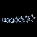 7 STARS 144LED ΣΧΕΔΙΟ 6m ΜΟΝΟΚΑΝΑΛ ΦΩΤΟΣΩΛ ΨΥΧΡΟ ΛΕΥΚΟ ΜΗΧΑΝΙΣΜΟ FLASH IP44 119x37cm 1.5m ΚΑΛΩΔ ACA – XSTARSLEDW119