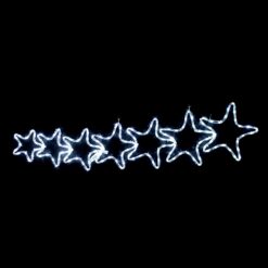 7 STARS 144LED ΣΧΕΔΙΟ 6m ΜΟΝΟΚΑΝΑΛ ΦΩΤΟΣΩΛ ΨΥΧΡΟ ΛΕΥΚΟ ΜΗΧΑΝΙΣΜΟ FLASH IP44 119x37cm 1.5m ΚΑΛΩΔ ACA – XSTARSLEDW119