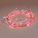100 LED ΛΑΜΠΑΚIA ΣΕΙΡΑ ΚΟΚΚΙΝΟ ΑΣΗΜΙ ΚΑΛΩΔ ΧΑΛΚΟΥ ΑΝΤΑΠΤΟΡ(3VDC) & 8 ΠΡΟΓΡΑΜ IP44 10m+3m 1.8W ACA – XSW100RAF44
