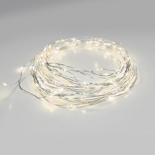 200 LED ΛΑΜΠΑΚIA ΣΕΙΡΑ ΘΕΡΜΟ ΛΕΥΚΟ ΑΣΗΜΙ ΚΑΛΩΔ ΧΑΛΚΟΥ ΑΝΤΑΠΤΟΡ(6VDC) & 8 ΠΡΟΓΡΑΜ IP44 20m+3m 6W ACA – X01200112