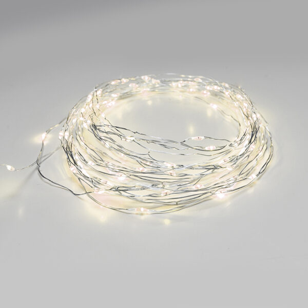 200 LED ΛΑΜΠΑΚIA ΣΕΙΡΑ ΘΕΡΜΟ ΛΕΥΚΟ ΑΣΗΜΙ ΚΑΛΩΔ ΧΑΛΚΟΥ ΑΝΤΑΠΤΟΡ(6VDC) & 8 ΠΡΟΓΡΑΜ IP44 20m+3m 6W ACA – X01200112