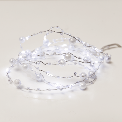 “PEARL” Σχέδιο 20 LED ΛΑΜΠΑΚ ΣΕΙΡΑ ΨΥΧΡΟ ΛΕΥΚΟ ΑΣΗΜΙ ΚΑΛΩΔ ΧΑΛΚΟΥ & ΜΠΑΤΑΡ 2xAA IP20 2m+10cm 1.2W ACA – XSW20W2APEARL