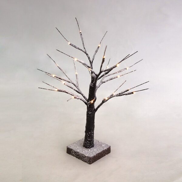 SNOW TREE” MAYPO ΔΕΝΤΡΟ 24 LED ΛΑΜΠΑΚΙΑ ΜΠΑΤΑΡ(3xAA) ΘΕΡΜΟ ΛΕΥΚΟ IP20 45cm ACA – XTREBWW452A