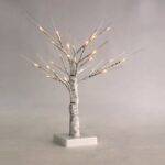 SNOW TREE” ΛΕΥΚΟ ΔΕΝΤΡΟ 24 LED ΛΑΜΠΑΚΙΑ ΜΠΑΤΑΡ(3xAA) ΘΕΡΜΟ ΛΕΥΚΟ IP20 45cm ACA – XTREWWW452A