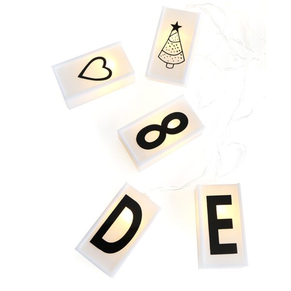 LETTERS LAMP STRING LIGHTS” ΓΡΑΜΜΑΤΑ 10 LED ΛΑΜΠΑΚ ΣΕΙΡΑ ΜΠΑΤΑΡ(2xΑΑ) ΘΕΡΜΟ ΛΕΥΚΟ IP20 135+30cm ΔΙΑ ACA – XV10WW2A