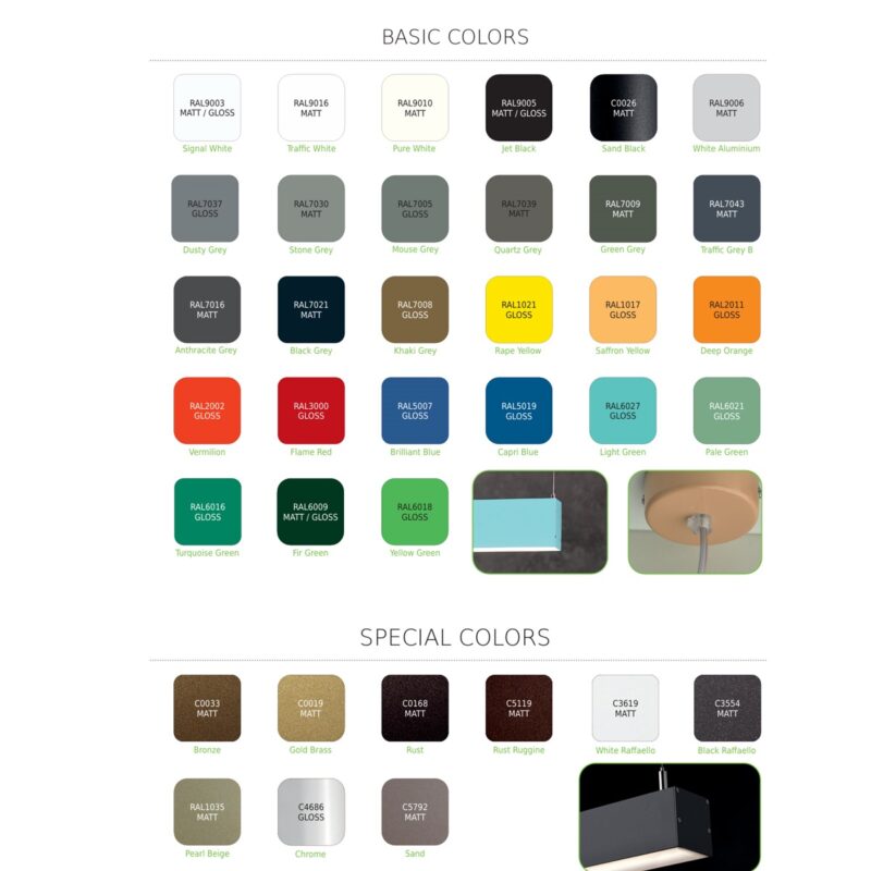 Κρεμαστό / Επίτοιχο Γραμμικό Φωτιστικό MILO ACA