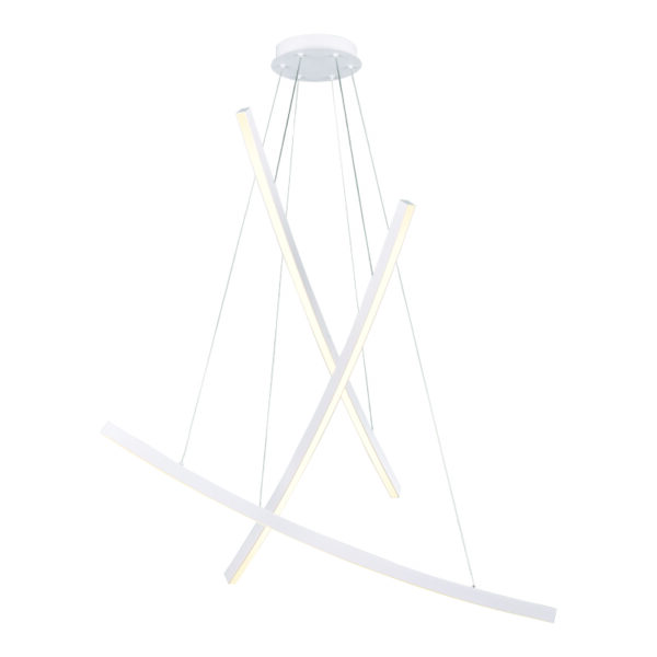 ΚΡΕΜΑΣΤΟ ΦΩΤΙΣΤΙΚΟ LED 60W 3000K 4200LM NAAVA ΛΕΥΚΟ ΑΛΟΥΜΙΝΙΟ IP20 102X15X110CM ACA DECOR – YL1723LEDPWH