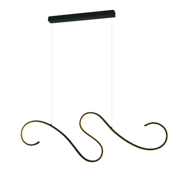 ΚΡΕΜΑΣΤΟ ΦΩΤΙΣΤΙΚΟ LED 27W 3000K 1890LM CALISTA ΜΑΥΡΟ ΑΛΟΥΜΙΝΙΟ IP20 110X6XH175CM ACA DECOR – YL1809LEDPBK