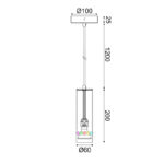 ΚΡΕΜΑΣΤΟ ΦΩΤΙΣΤΙΚΟ 1XGU10 BUTTONS ΛΕΥΚΟ ΜΕΤ/ΚΟ IP20 D6XD10XH150CM ACA DECOR – YL22271PCF