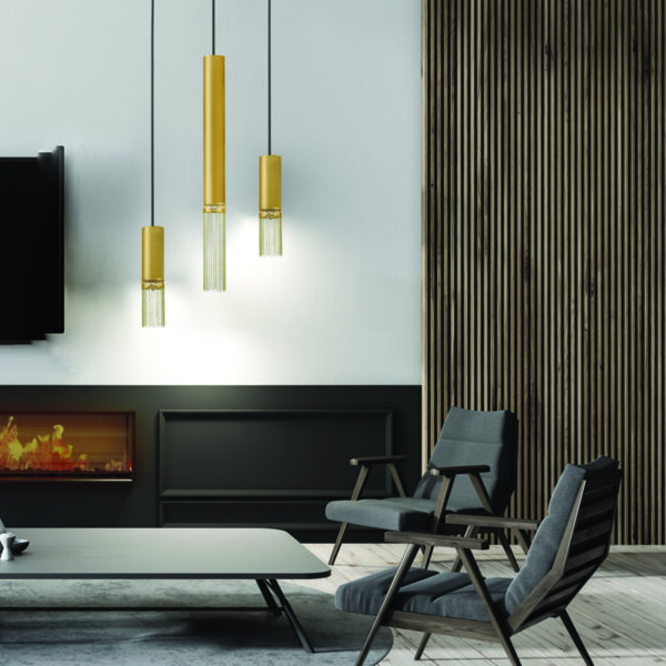 ΚΡΕΜΑΣΤΟ ΦΩΤΙΣΤΙΚΟ 1XGU10 DOHA ΧΡΥΣΟ ΜΕΤ/ΚΟ IP20 D6XD8XH187CM ACA DECOR – YL22291PLG