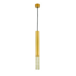 ΚΡΕΜΑΣΤΟ ΦΩΤΙΣΤΙΚΟ 1XGU10 DOHA ΧΡΥΣΟ ΜΕΤ/ΚΟ IP20 D6XD8XH187CM ACA DECOR – YL22291PLG
