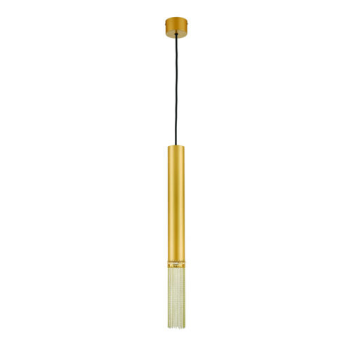 ΚΡΕΜΑΣΤΟ ΦΩΤΙΣΤΙΚΟ 1XGU10 DOHA ΧΡΥΣΟ ΜΕΤ/ΚΟ IP20 D6XD8XH187CM ACA DECOR – YL22291PLG