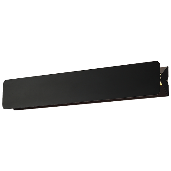 ACA DECOR   – Επίτοιχο Φωτιστικό LED 15W 3000K Αλουμίνιο Μαύρο 46X8X5,5cm