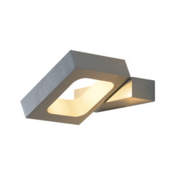 ACA DECOR   – Επίτοιχο Φωτιστικό LED 6W 3000K Αλουμίνιο Γκρι ZD80856LEDGY