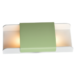 ACA DECOR   – Επίτοιχο Φωτιστικό LED 12W 3000K Αλουμίνιο Μέντα + Λευκό 25X11X5,3cm