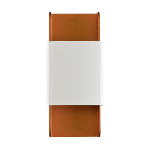 ACA DECOR   – Επίτοιχο Φωτιστικό LED 12W 3000K Αλουμίνιο Λευκό + Χρυσό 25X11X5,3cm