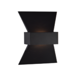 ACA DECOR   – Επίτοιχο Φωτιστικό LED 6W 3000K Αλουμίνιο Μαύρο 20Χ16Χ7cm