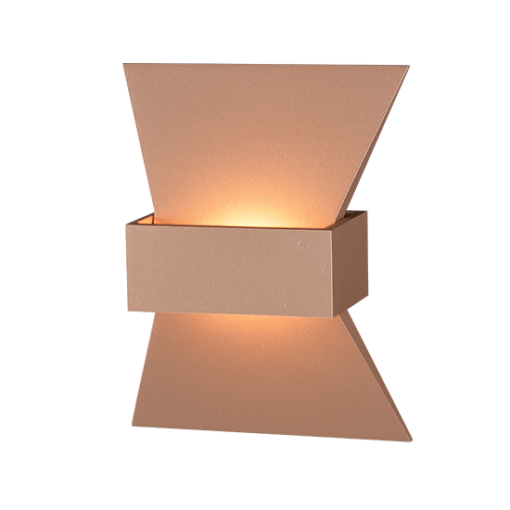 ACA DECOR   – Επίτοιχο Φωτιστικό LED 6W 3000K Αλουμίνιο Χρυσό 20Χ16Χ7cm