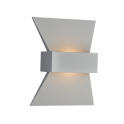 ACA DECOR   – Επίτοιχο Φωτιστικό LED 6W 3000K Αλουμίνιο Γκρι 20Χ16Χ7cm