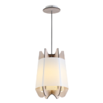 ACA DECOR   – Κρεμαστό Φωτιστικό 1ΧE27 Λευκό Πλαστικό Απόχρωση Ξύλου  Mdf Φ35ΧΗ120cm