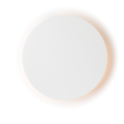 ACA DECOR  – Επίτοιχο Φωτιστικό LED 5W 3000Κ Λευκό MDF Κύκλος Φ140 ZM1705LEDWW