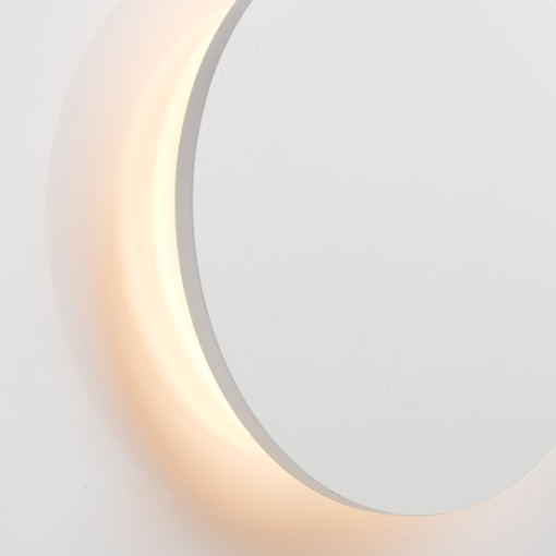 ACA DECOR  – Επίτοιχο Φωτιστικό LED 5W 3000Κ Λευκό MDF Κύκλος Φ140 ZM1705LEDWW