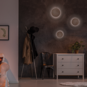 ACA DECOR  – Επίτοιχο Φωτιστικό LED 10W 3000Κ Λευκό Mdf Κύκλος Φ22 ZM1710LEDWW