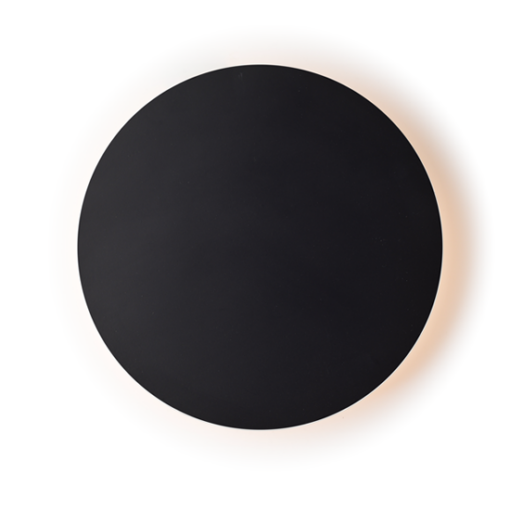 ACA DECOR   – Επίτοιχο Φωτιστικό LED 15W 3000Κ Μαύρο Mdf Κύκλος Φ30 ZM1715LEDWB
