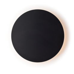 ACA DECOR   – Επίτοιχο Φωτιστικό LED 24W 3000Κ Μαύρο Mdf Κύκλος Φ40ΧΗ3,6cm