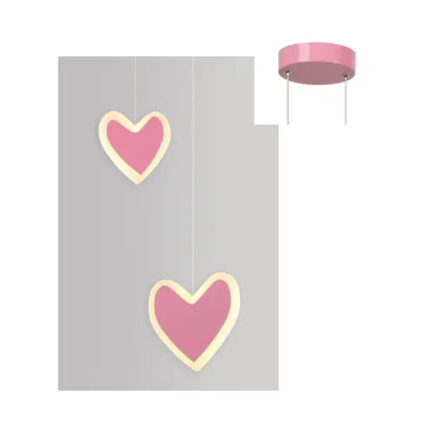 ΚΡΕΜΑΣΤΟ ΦΩΤΙΣΤΙΚΟ LED 14W 3000K 900LM INNAMORATO ΡΟΖ ΜΕΤ/ΚΟ 24X14X100CM  ACA – ZM202592PP