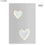 ΚΡΕΜΑΣΤΟ ΦΩΤΙΣΤΙΚΟ LED 14W 3000K 900LM INNAMORATO ΛΕΥΚΟ ΜΕΤ/ΚΟ 24X14X100CM  ACA – ZM202592PW