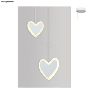 ΚΡΕΜΑΣΤΟ ΦΩΤΙΣΤΙΚΟ LED 14W 3000K 900LM INNAMORATO ΛΕΥΚΟ ΜΕΤ/ΚΟ 24X14X100CM  ACA – ZM202592PW