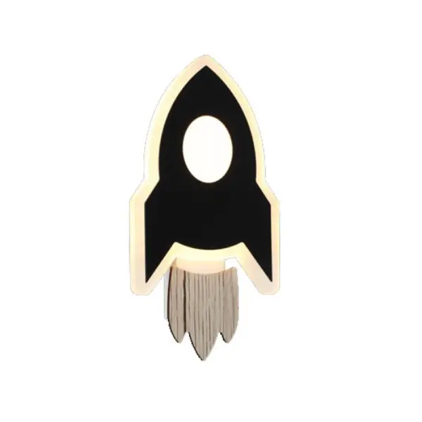 ΕΠΙΤΟΙΧΟ ΦΩΤΙΣΤΙΚΟ LED 5.5W 3000K 385LM NASA ΜΑΥΡΟ MDF 24X13X3.8CM  ACA – ZM21005WBK