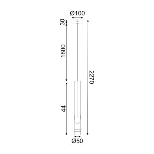 Κρεμαστό Φωτιστικό LED 5W 3000K 300lm ESTRELA Λευκό ACA – ZM26LEDP6WH
