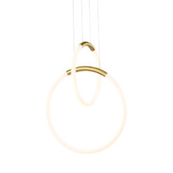ΚΡΕΜΑΣΤΟ ΦΩΤΙΣΤΙΚΟ LED 24W 3000K 1680LM VENUS ΟΡΕΙΧΑΛΚΟ ΜΕΤΑΛΛΙΚΟ IP20 40X30XH164CM ACA – ZM31LEDP40BR
