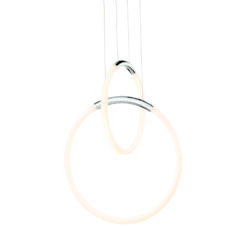 ΚΡΕΜΑΣΤΟ Φ/Σ LED 24W 3000K 1680LM VENUS ΧΡΩΜΙΟ ΜΕΤ/ΚΟ IP20 40X30XH164CM ACA – ZM31LEDP40CH