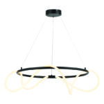 ΚΡΕΜΑΣΤΟ Φ/Σ LED 60W 3000K 3400LM KYMA ΜΑΥΡΟ ΜΕΤ/ΚΟ IP20 D80XH230CM ACA – ZM36LEDP80BK