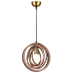 ACA DECOR    Vintage Κρεμαστό Φωτιστικό Σε καμηλό Χρώμα , ZM391P29WLL