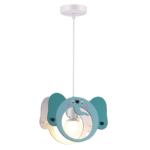 ACA DECOR  κρεμαστό παιδικό φωτιστικό ( Ελεφαντάκι ) 1xE27 σε μπλε χρώμα – ZM431P27