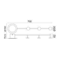 Επιτοίχιο Φωτιστικό Valentino LED 7W Λευκό 3000K ACA – ZM71LEDW70WH