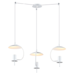 ACA DECOR   κρεμαστό φωτιστικό 3xGU10 σε λευκό χρώμα – ZM933P60W