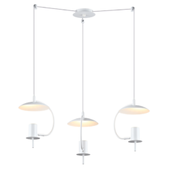 ACA DECOR   κρεμαστό φωτιστικό 3xGU10 σε λευκό χρώμα – ZM933P60W