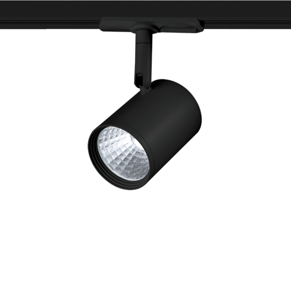 LED Φωτιστικό Ράγας 2 Καλωδίων Μαύρο 7W ACA 24° 500lm Θερμό 3000K ACA  – ZUNO730B2