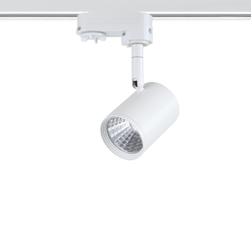LED Φωτιστικό Ράγας Τριφασικό 4 Καλωδίων Λευκό 7W 24° 500lm Θερμό 3000K ACA – ZUNO730W4
