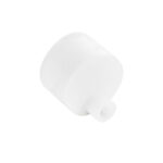 GloboStar® CON-NEONIO 90779 Τάπα Σιλικόνης Σύνδεσης & Τερματική για την NEONIO Digital Neon Flex LED 14.4W/m 12VDC με Π2 x Υ2cm – Διάφανη – Μ2.3 x Π2.2 x Υ2.2cm