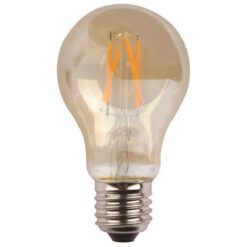 ΛΑΜΠΑ ΚΟΙΝΗ LED CROSSED FILAMENT 7W E27 2400K 220-240V GOLD GLASS DIMMABLE EUROLAMP – 147-78760